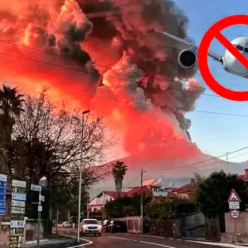 În atenţia celor care merg în Italia! Zboruri suspendate în Catania, din cauza erupţiei vulcanului Etna